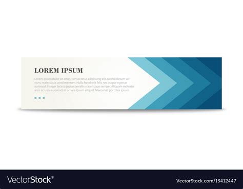 Corporate design welcome banner minimalistic Vector Image