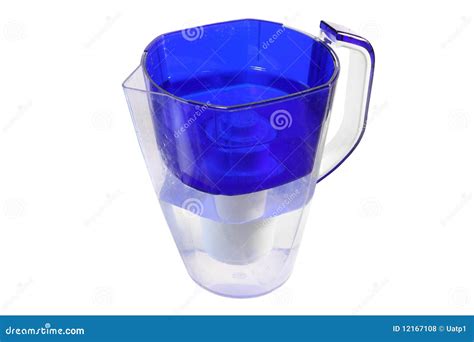 Jug for the water filter stock photo. Image of water - 12167108