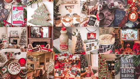 Aesthetic Christmas Collage Wallpaper Computer Largest Wallpaper Portal ...