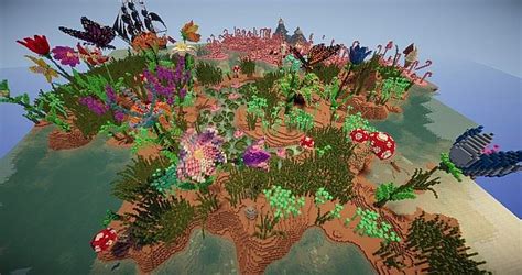 Giant Flower Garden Biome Minecraft Map