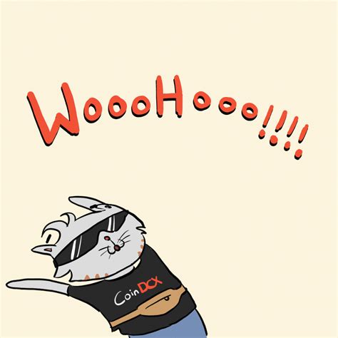 Happy Cat Cartoon Celebrating Woohoo GIF | GIFDB.com