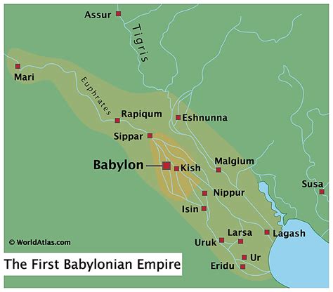 Babylonian Empire - WorldAtlas