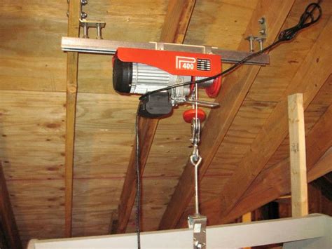 Attic Lift Hoist in 2020 | Attic lift, Attic elevator, Garage attic lift