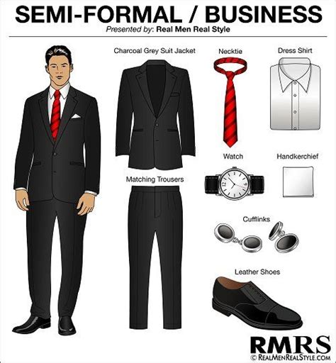 Business Formal Dress Code Male - Darrin Kenney's Templates