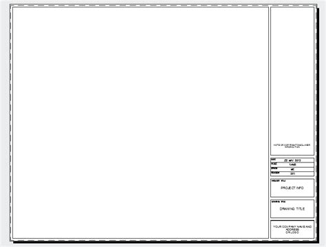 Title Block Template Autocad Download - okdamer