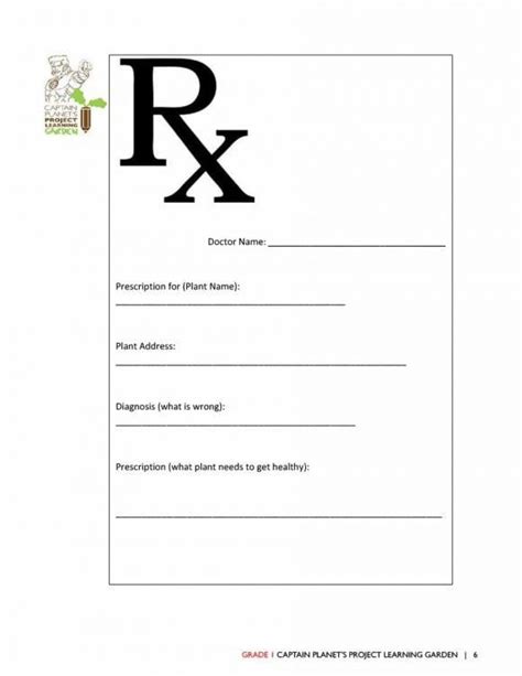 Printable Fake Prescription Forms Lebanon - Printable Forms Free Online