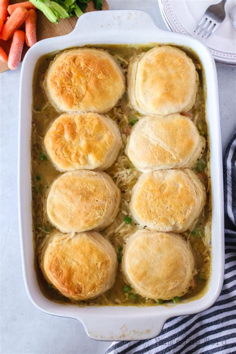 Chicken and Biscuits Casserole - Num's the Word