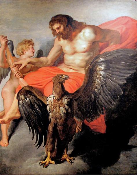 Eros et Zeus Painting by Peter Paul Rubens - Pixels