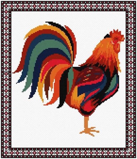 Rooster - Cross-Stitch Designs