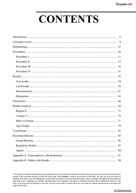 Table With Contents On It