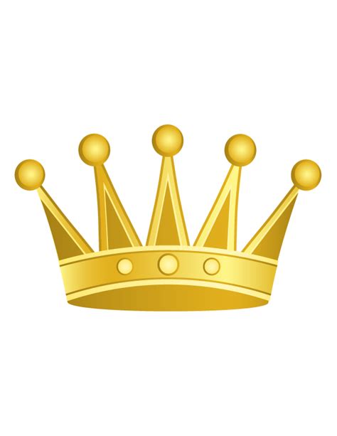 Golden Cartoon Crown png download - 612*792 - Free Transparent Crown ...