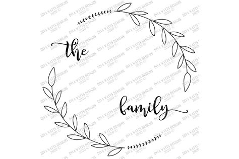 297 Family Monogram Svg Free SVG PNG EPS DXF File