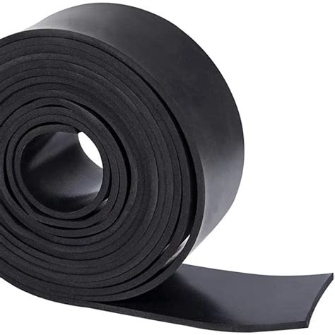 TORRAMI Solid Neoprene Rubber Strips Roll 1/8 (.125) inch Thick X 2 ...