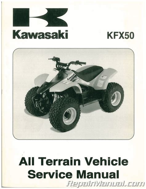 Used 2003 Kawasaki KFX50 KSF50A1 Service Manual Supplement