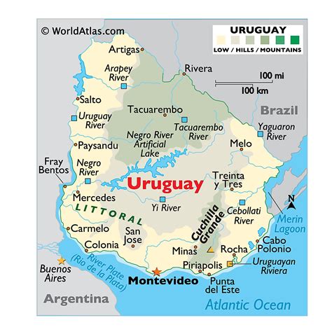 Uruguay Maps & Facts - World Atlas