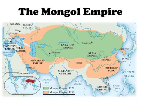 Mongol Empire World Map