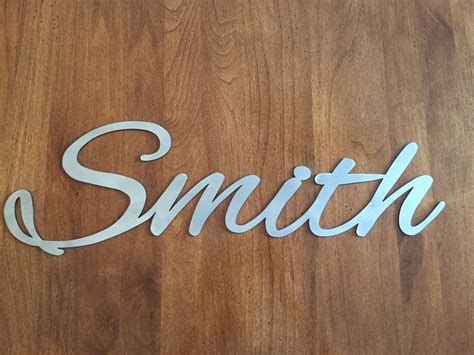 Custom Laser Cut Metal Sign | Etsy