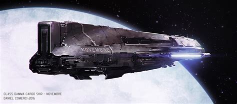 ArtStation - Novembre Cargo Spaceship, Daniel Comerci | űr hajók ...