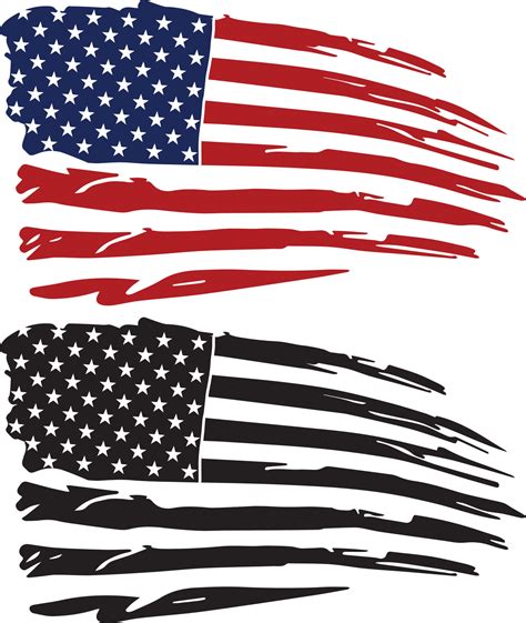 Distressed American Flag USA 02 9794468 Vector Art at Vecteezy