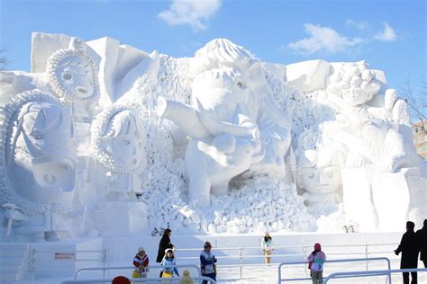 on viewing the ice giants at The Sapporo Snow Festival in Sapporo ...