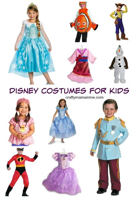 Disney Character Costumes for Kids - Crafty Mama in ME!