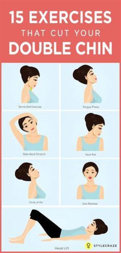 10 Ways To Get Rid Of A Double Chin, Exercises, & Prevention | Chin ...