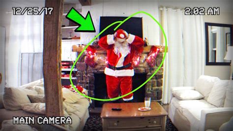 SANTA CAUGHT ON CAMERA IN REAL LIFE - YouTube