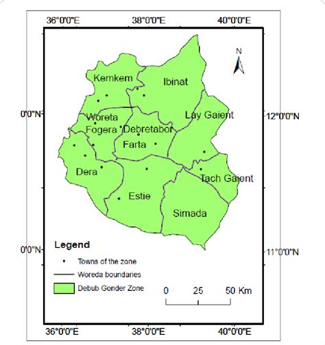 Gondar Map