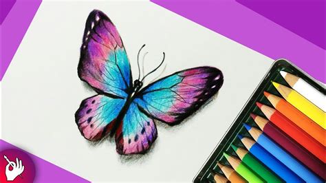 Butterfly Drawings In Pencil Step By Step