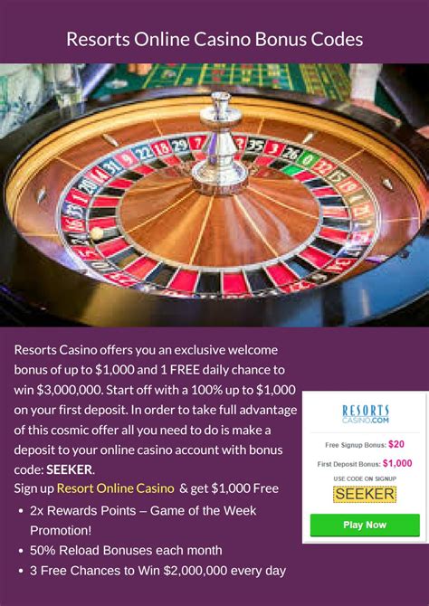 Resorts online casino bonus codes by Prashant Jain - Issuu