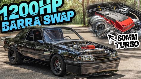 1200HP Barra Powered Foxbody in the USA! “American” 2JZ (4.0L Turbo ...