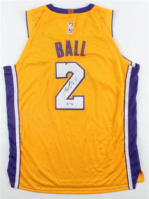 Lonzo Ball Signed Lakers Jersey (PSA Hologram) | Pristine Auction