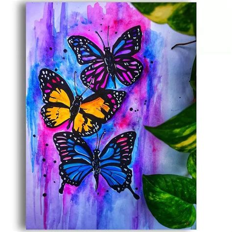 365+ Butterfly Painting Ideas For Beginners | 2022 Updated Butterfly ...