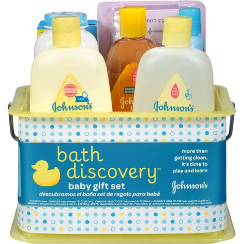 JOHNSON'S BATH DISCOVERY Baby Gift Set, 8 Items - Walmart.com - Walmart.com