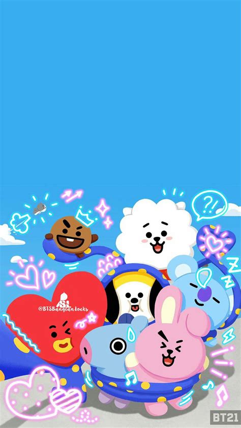 80 Wallpaper Bts Dan Bt21 Pics - MyWeb