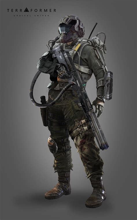 Orbital Sniper, David Halluin on ArtStation at https://www.artstation ...