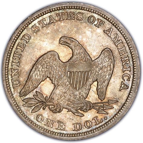 1856 Seated Liberty Silver Dollar Values and Prices - Past Sales ...