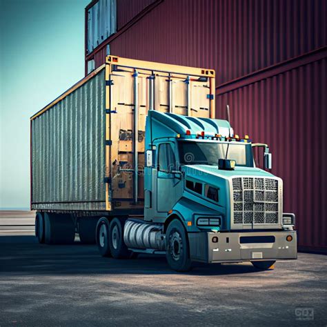 Container Cargo for Logistics Stock Image - Image of warehouse, trade ...