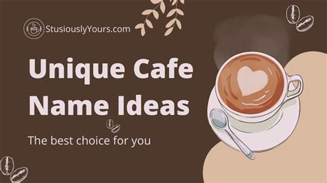 900+ Creative Cafe and Coffee Shop Name Ideas [2024]