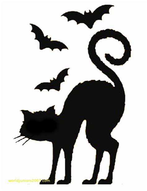 Printable Halloween Cat Silhouette - Printable Word Searches