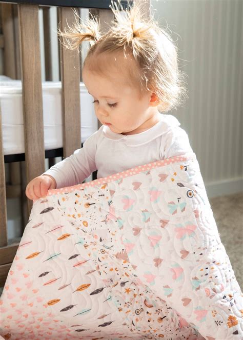 Baby Girl Pre-cut Quilt Kit With Pattern and Fabric Includes - Etsy