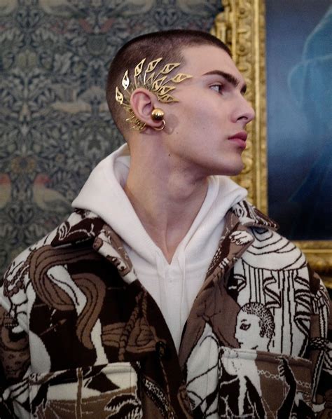 Edward Crutchley AW18 | Mens fashion, Fashion, Ear piercings