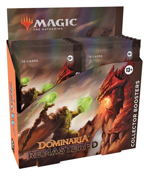 Magic the Gathering: Dominaria Remastered - Collector Booster Box (12 ...