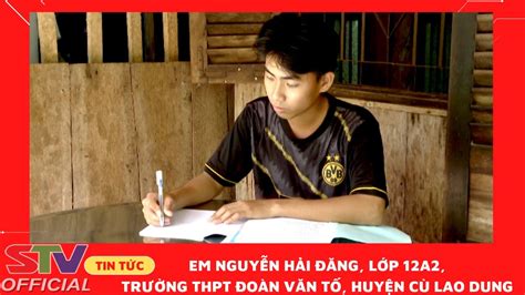 STV - Tiếp bước em Nguyễn Hải Đăng đến trường - YouTube