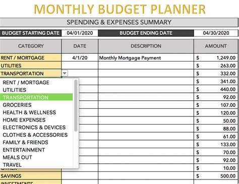 How To Make A Free Printable Monthly Budget Template In Pdf And Excel ...