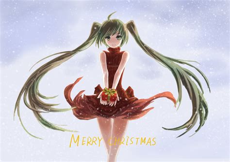 vocaloid, Hatsune, Miku, Gift, Christmas Wallpapers HD / Desktop and ...