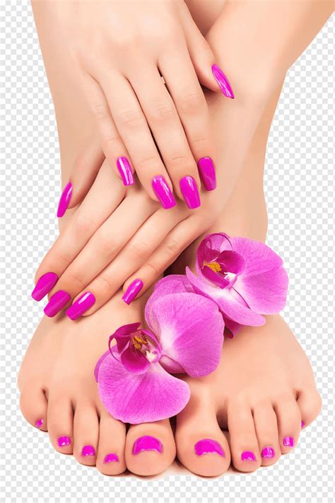 Manicura pedicura, loción para uñas, masaje para pies y manos, esmalte ...