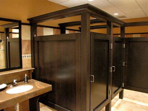 Bathroom stall casework | Commercial bathroom designs, Restroom design ...