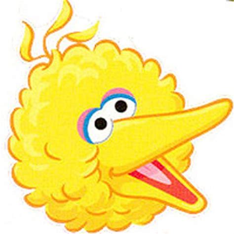 8 Best Images of Big Bird Face Printable - Sesame Street Big Bird Face ...