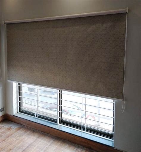 Window Blinds -Roller blind Residential / commercial self textured ...